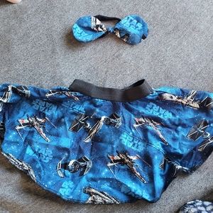 Star wars skirt and bow baby outfit